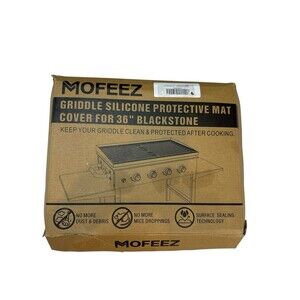 Mofeez Griddle Silicone Protective Mat Cover For 36” Blackstone Orange New Grill